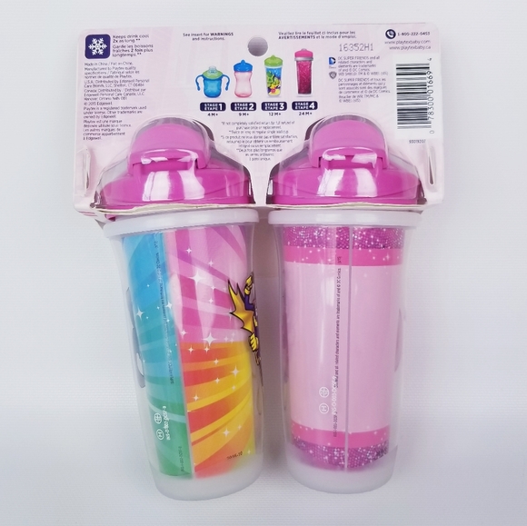 Playtex DC Super Friends Stage 3 Sipsters 2 pack - Picture 4 of 4